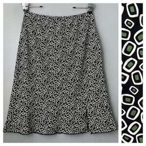 Julie Mitchell Urban Size Medium Pull on Geometric Abstract Artsy Knit Skirt Y2K